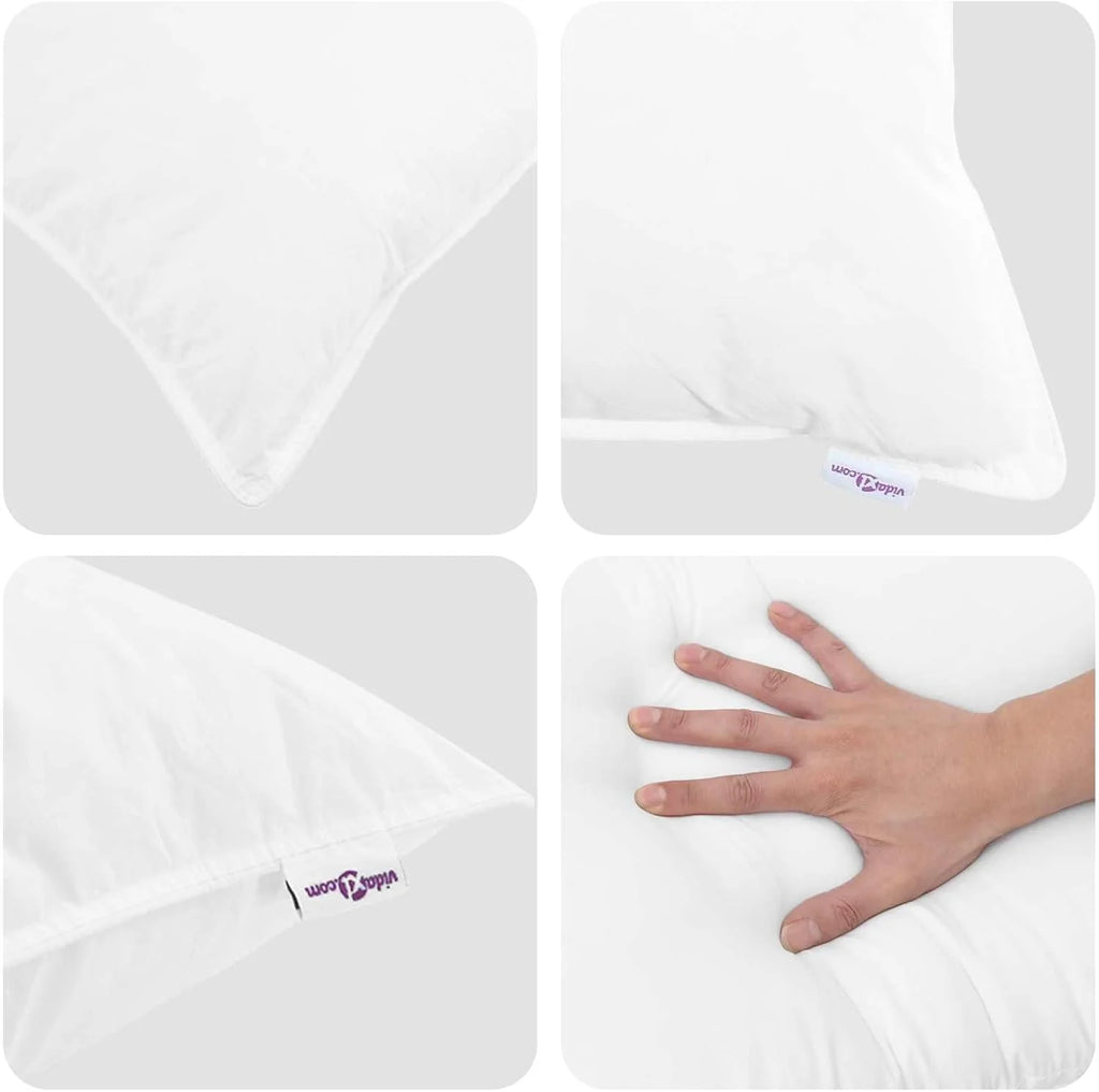 Edredón de 135 x 220 cm con almohada, 2 piezas, microfibra, blanco, edredón de invierno, transpirable, para dormitorio