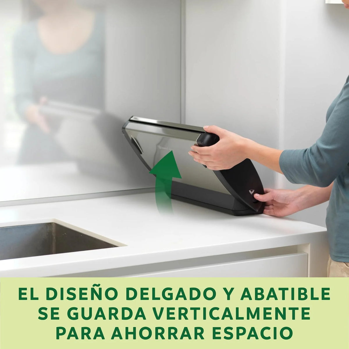 FoodSaver V2860 - Envasadora al vacío, 2 tipos de envasado, 3 velocidades, color negro y plata, 43 x 29 x 10.5 cm