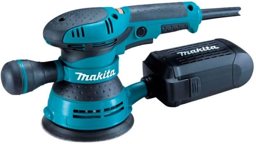 Makita BO5041 - Lijadora eléctrica con cable Rotorbital 125Mm 300W, Negro