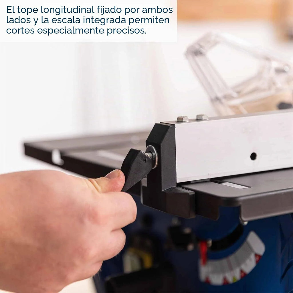 Scheppach - Sierra para mesa (HS210-1500 W, 230 V, diámetro de 210 mm)