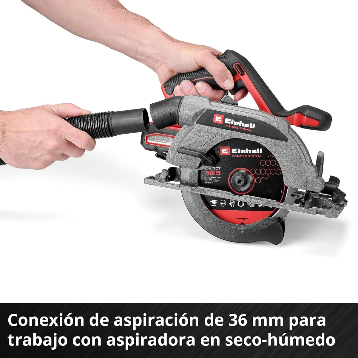 Einhell Professional Sierra circular de mano a batería TP-CS 18/165 Li BL