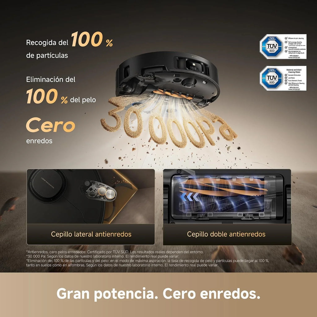 dreame Matrix10 Pro Robot Aspirador, 30.000 Pa, Base Cambio de Mopas