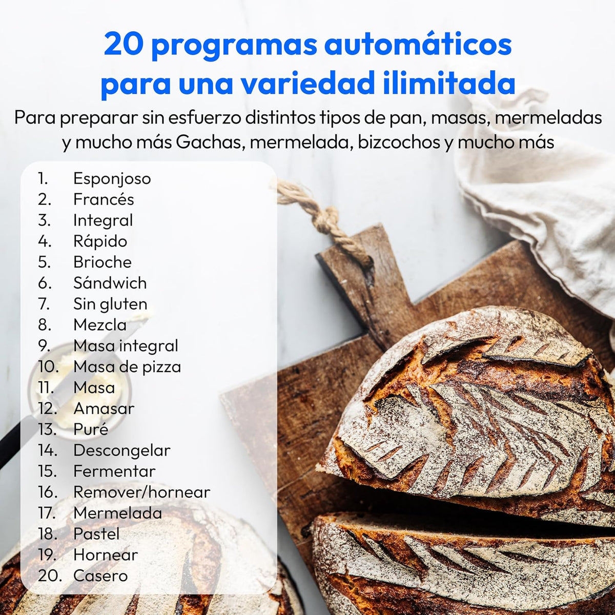 MEDION Panificadora, 950 W, hasta 1600 g