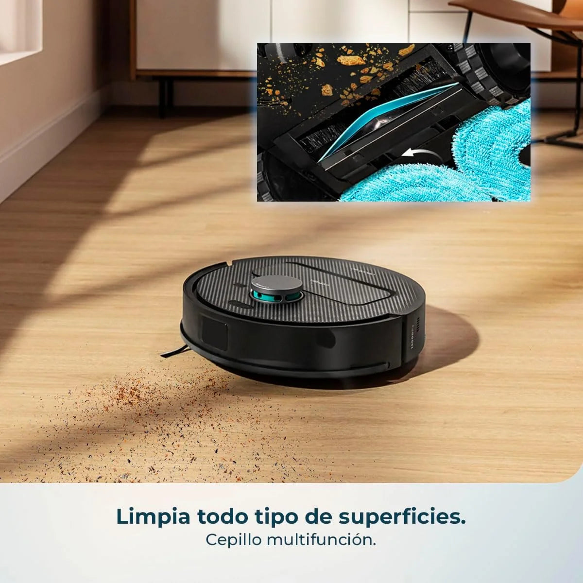 Cecotec Robot Aspirador y Friegasuelos con Autovaciado Conga X50 X-Treme