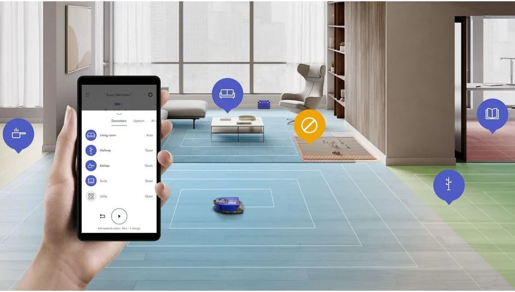 Dyson 360 Vis Nav™ Robot Aspirador, Cepillo de Ancho Completo