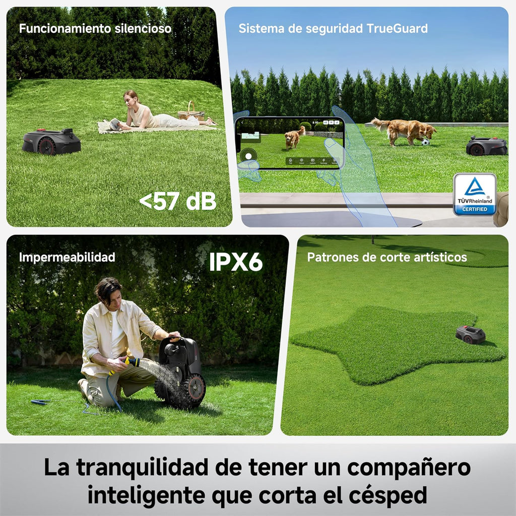 MOVA ViAX 500 Robot cortacésped LiDAR de 360° + Visión Dual con IA