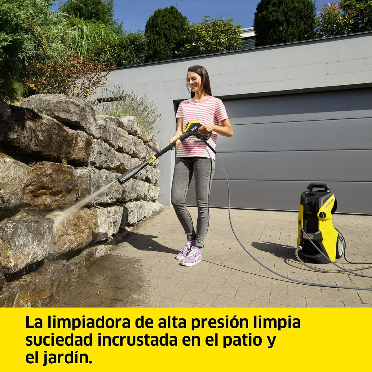 Kärcher Hidrolimpiadora K 7 Premium Smart Control Flex, presión: 180 Bar, caudal: 600 l/h, Rendimiento: 60 m²/h, Filtro de Agua, Peso: 17,9 kg, Manguera Flex, Lanza Multi Jet