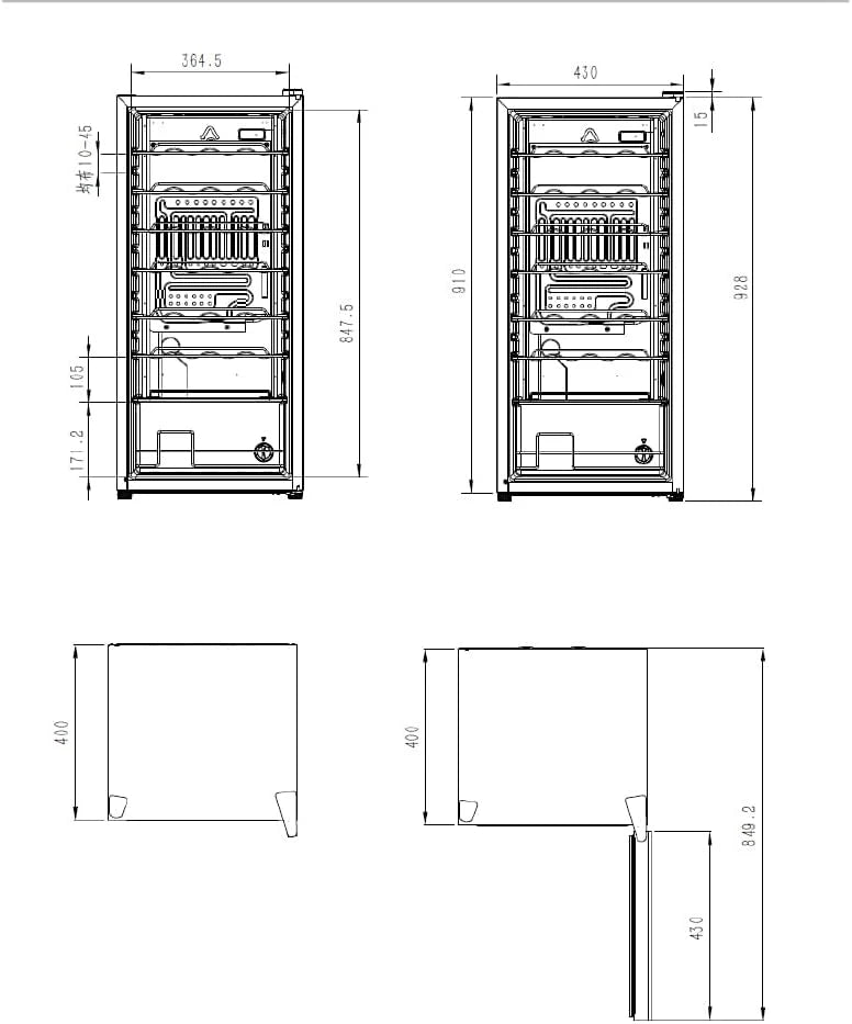 Nilson Vinoteca 32 Botellas Negro, NVN3200S. Cíclica, 39 dB Nivel Sonoro, Zona Única de Temperatura, Pantalla Digital, Luz Interior LED, Puerta Cristal, Apertura Tipo Uñero, Eficiencia Energética G