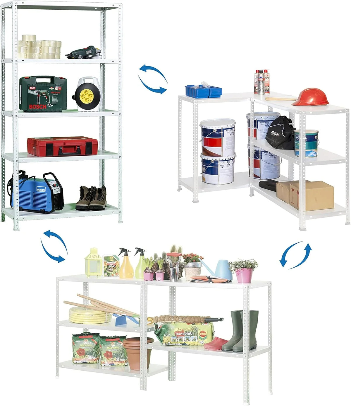 Simon Rack Estantería Metálica 2000x1000x500 mm - Comfort