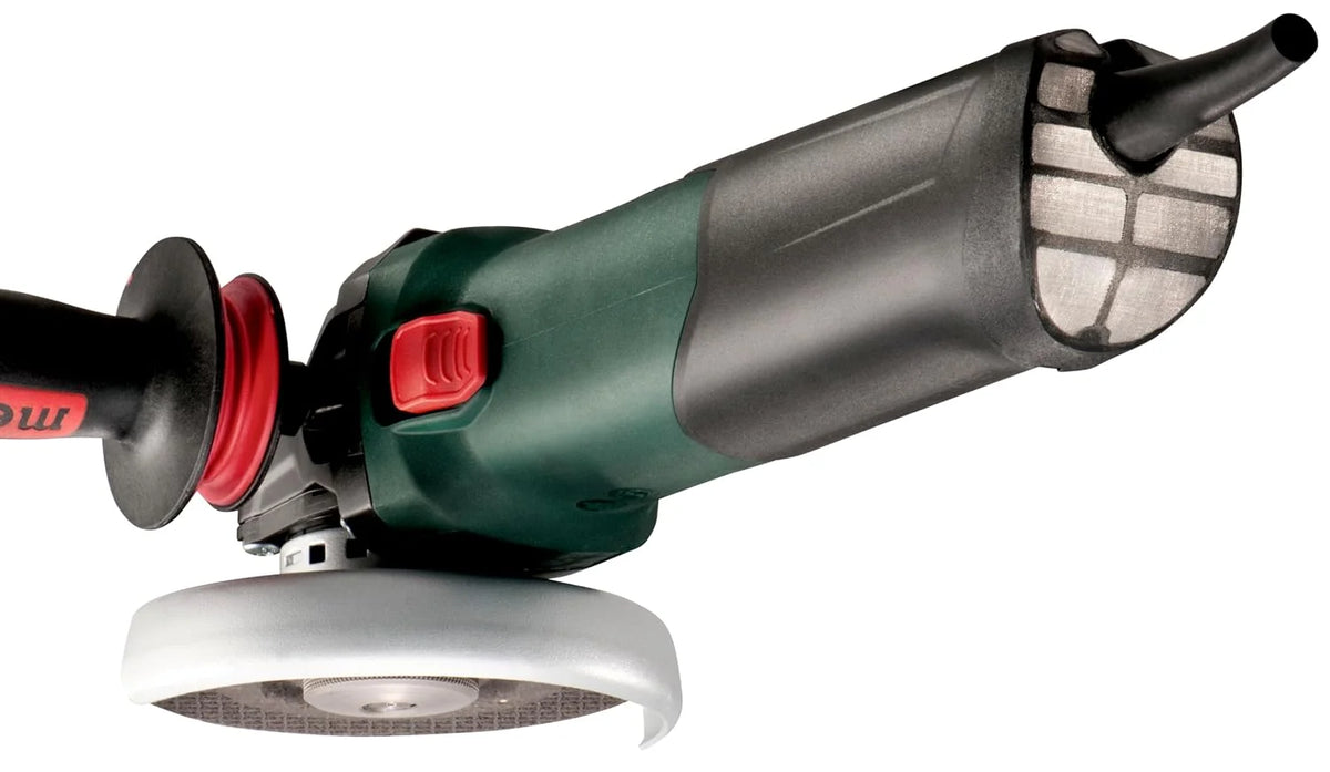 metabo WEV 15-125 Quick, Amoladora Angular 1550 W, 125 mm y Arranque Suave