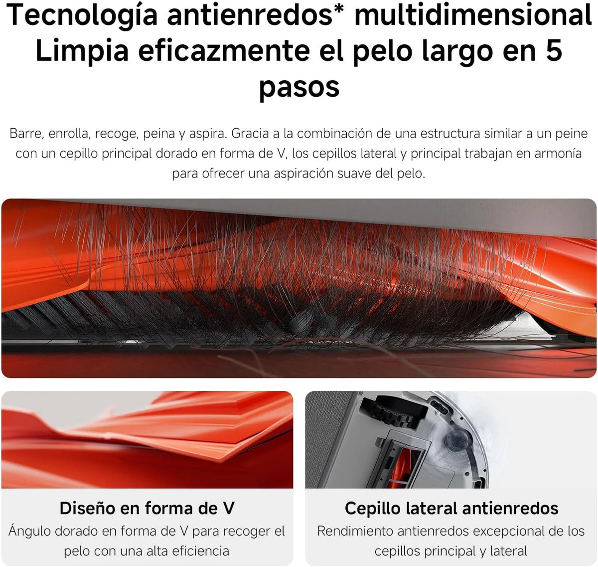 XIAOMI H40 Robot Aspirador con Auto-Vaciado, Aspiración 10000 Pa