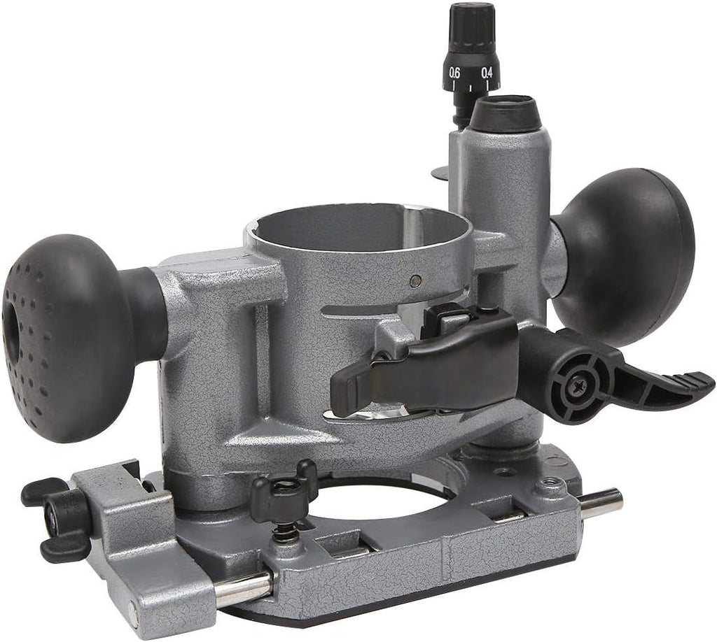KATSU Juego de Fresadora de Madera Rebajadora Inalámbrica de 18 V con 3 Bases + 3 Pinzas de 6 mm, 8 mm y 10 mm + Batería 4.0 Ah y Cargador