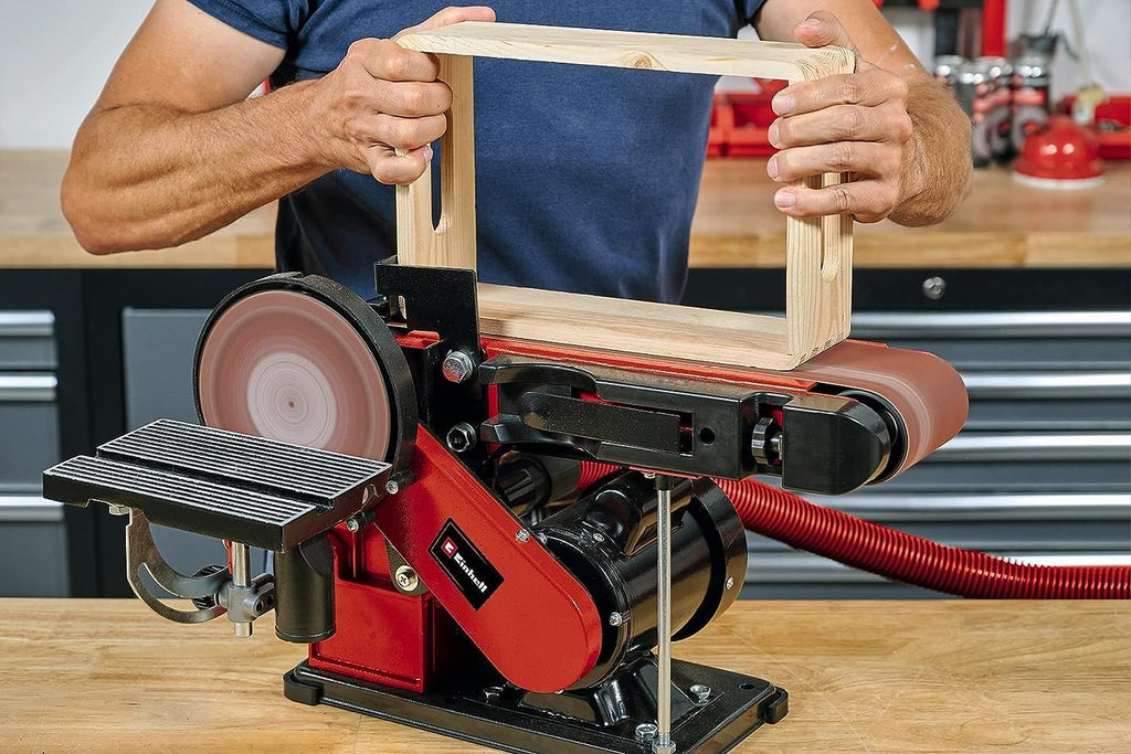 Einhell Esmeriladora de disco y banda vertical TC-US 380