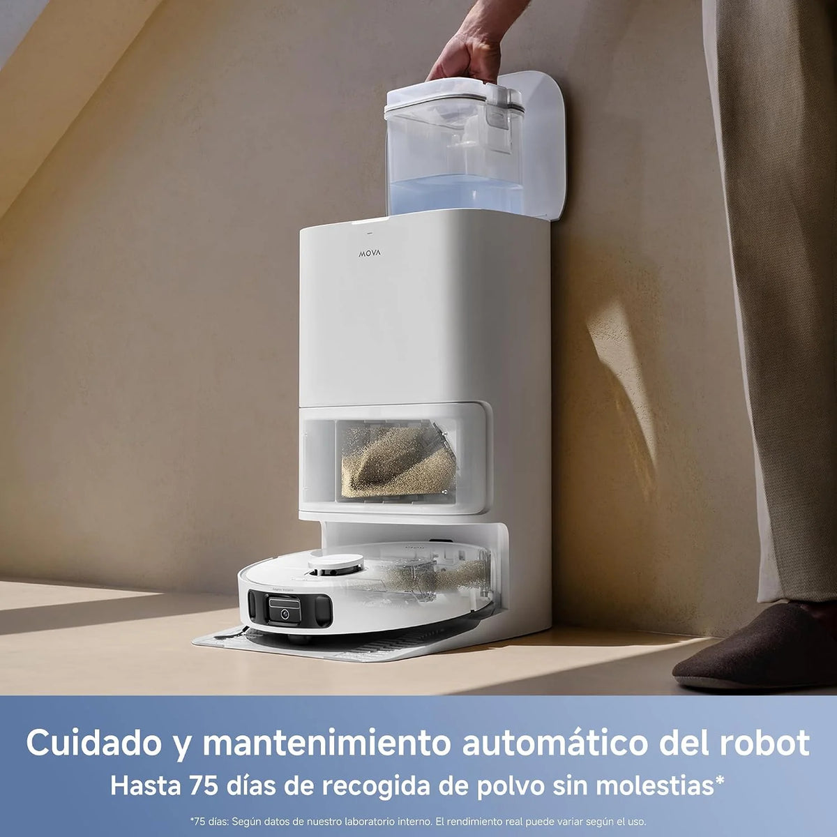 MOVA E40 Ultra, Robot Aspirador, Blanco