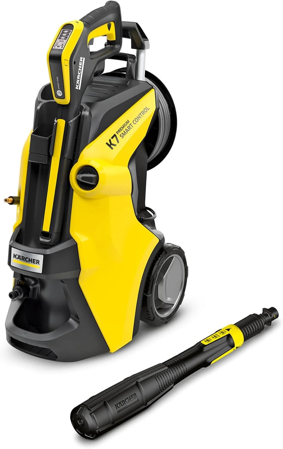 Kärcher Hidrolimpiadora K 7 Premium Smart Control Flex, presión: 180 Bar, caudal: 600 l/h, Rendimiento: 60 m²/h, Filtro de Agua, Peso: 17,9 kg, Manguera Flex, Lanza Multi Jet