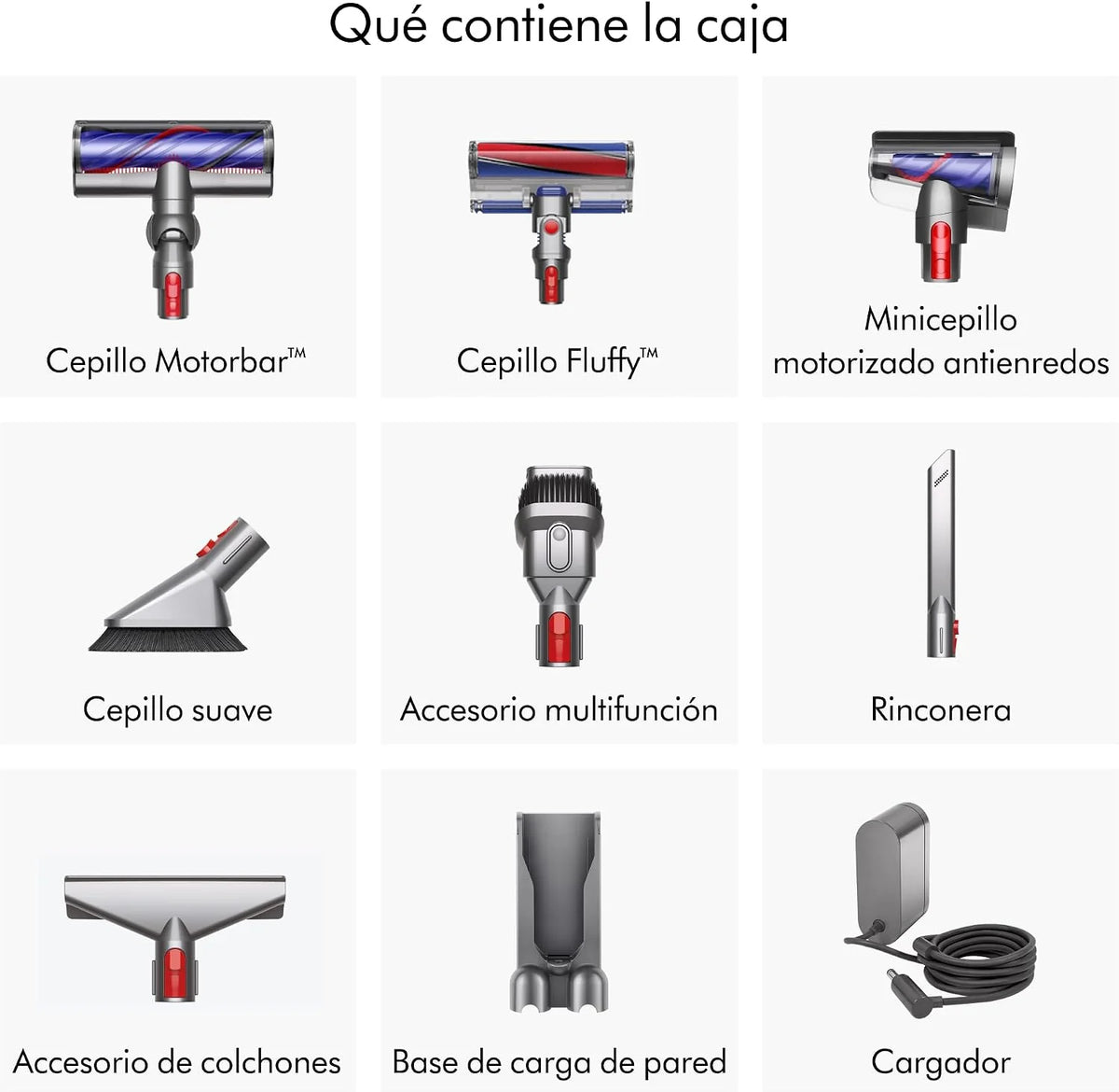 Dyson V8 Absolute Aspiradora Sin Cable, hasta 40 Min de Autonomía, 115 AW