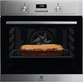Electrolux Multifunction Oven EOF6P54TX, 72 L, Grill Function, 1000W, SurroundCook Technology, Pyrolytic Cleaning, LED Display, Retractable Controls, Telescopic Rails, Inox, Made in DE