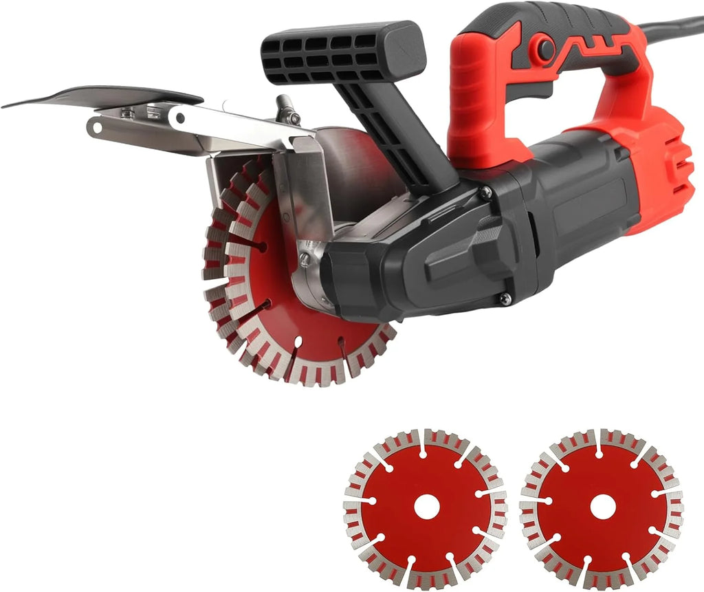 Rozadora de pared con sistema de eliminación de polvo, 1600 W, 7000 RPM