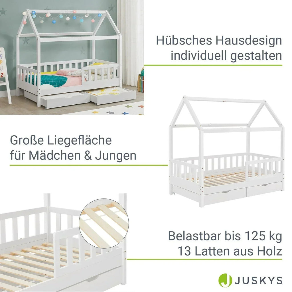 2026 Cama infantil Marli 90 x 200 cm con cajones de almacenamiento