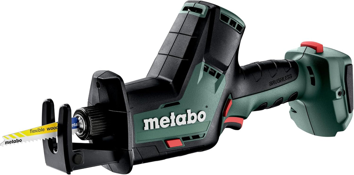 METABO MÁQUINAS - SIERRA DE SABLE DE BATERÍA SIN ESCOBILLAS_Con batería de Litio 18 V - SSE 18 LTX BL Compact