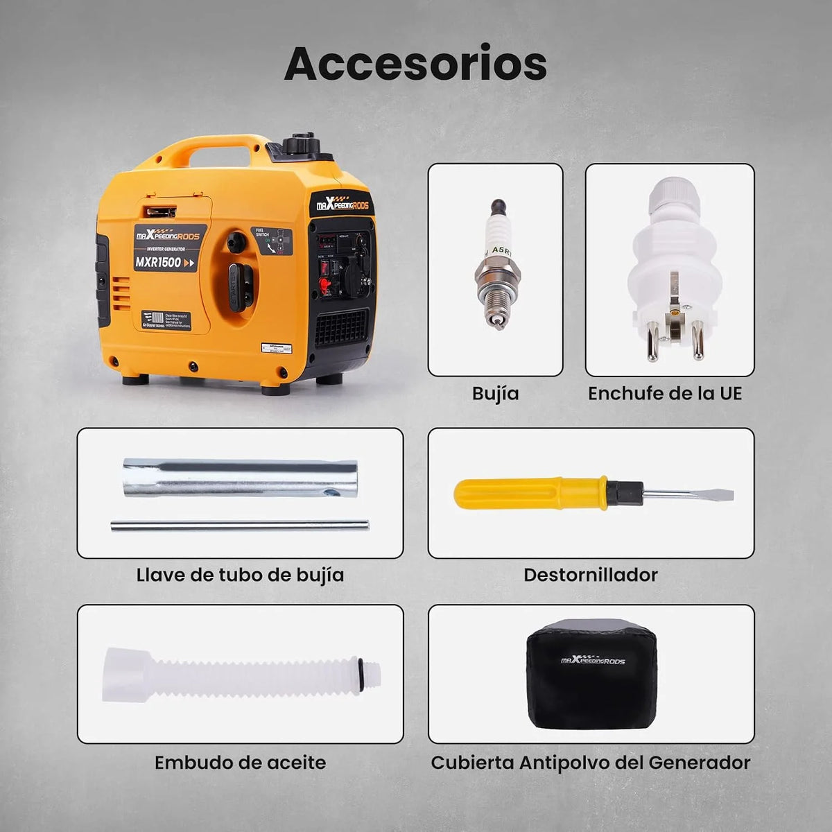 maXpeedingrods 1200W Generatore di Corrente Portatile Leggero 11,5 kg