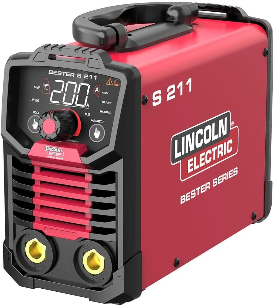 Soldadora inverter de electrodos MMA Lincoln Electric Bester S 211 en maletín