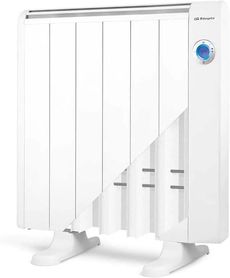 Orbegozo RRW 1000 - Emisor térmico WiFi Bajo Consumo, Sin Aceite, Programable, 3 Modos, Orbegozo App, 1000 W (4175490)