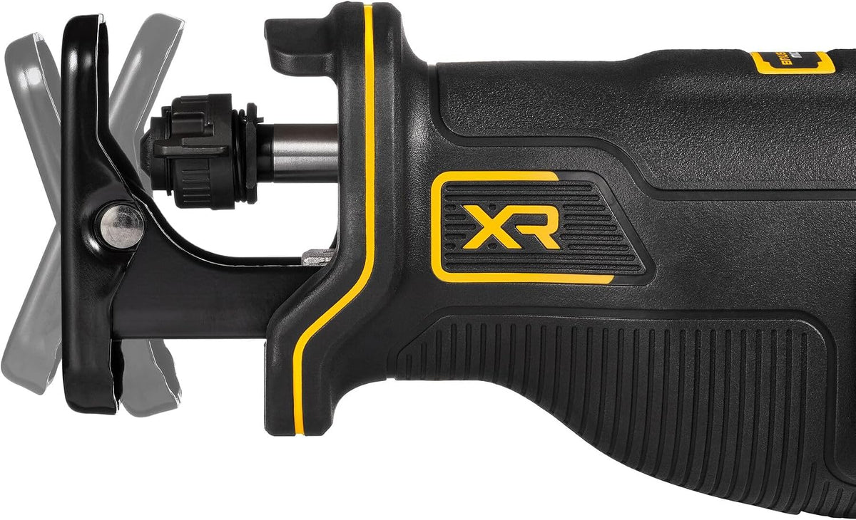 DEWALT DCS382NT-XJ - Sierra sable 18V XR, Motor sin escobillas, Compacta, Capacidad máxima de corte de 300 mm, Alta velocidad de corte, Luz LED, Incluye caja TSTAK, No incluye batería ni cargador