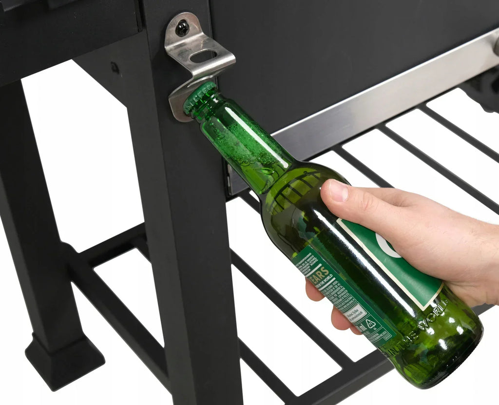 DUŻY GRILL WĘGLOWY XXL REGULOWANY ŻELIWNY RUSZT 78x42,5mm 3 PÓŁKI LUND