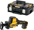 DEWALT DCS369NT-XJ - Mini-Sierra Sable XR 18V, Motor sin escobillas, En caja TSTAK, Sin Batería ni Cargador