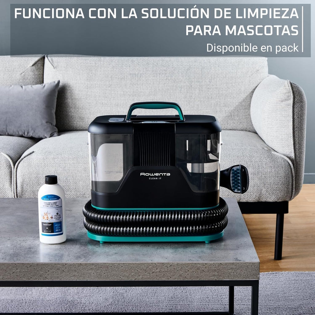 Rowenta Clean It, Aspiradora tapicerías 750 W, 7 Acc, Hasta 13,5 kPa