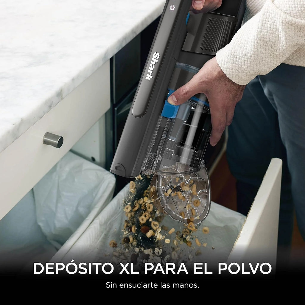 Shark PowerPro, Aspiradora sin Cable, 60 Min., Azul Metalizado