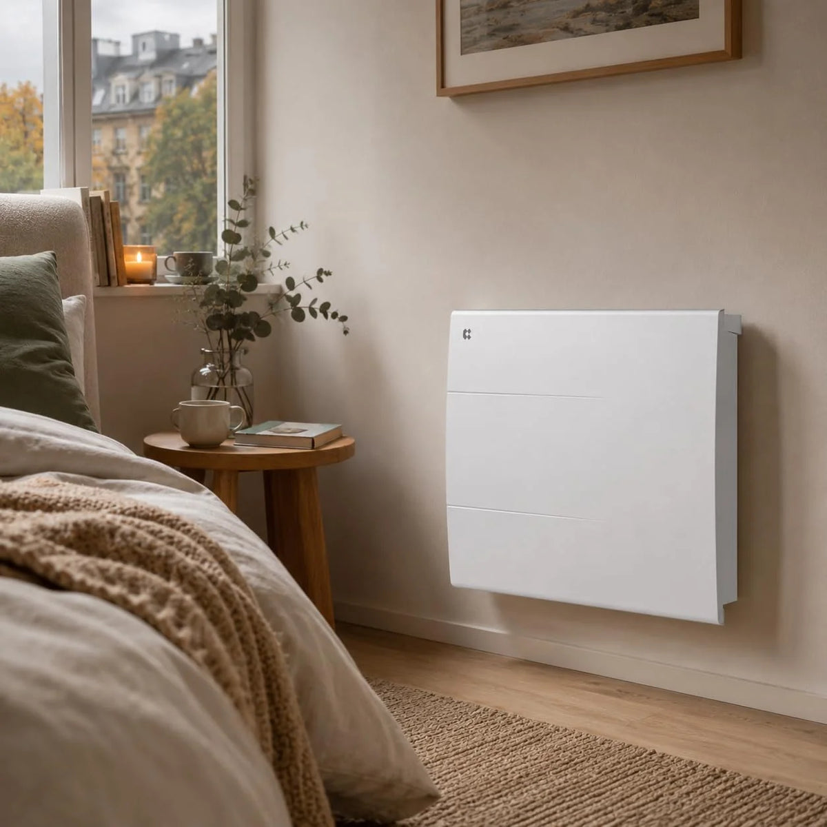 CIARRA 1000W Inertia Radiator, Smart Electric Wall Heater