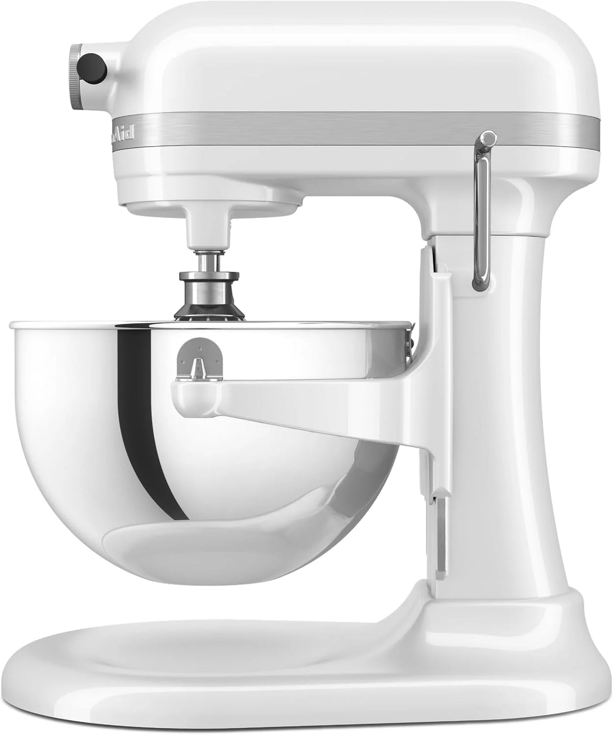 KitchenAid Batidora Amasadora Bowl-Lift 5.2L Heavy Duty, Cuerpo y Engranajes Metálicos, 11 Velocidades, Flex Edge, 67 Puntos de Contacto, Blanco