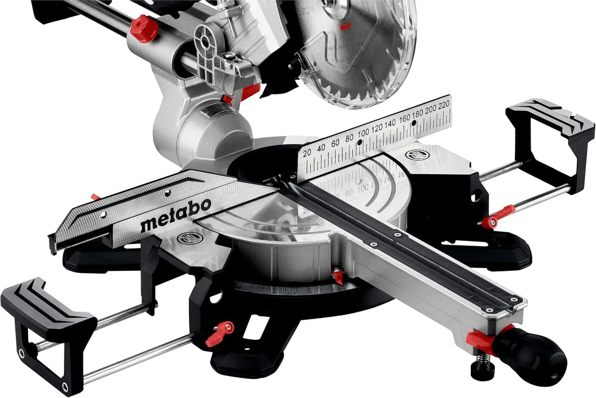 metabo KGS 254 M Sierra de Inglete y Tracción, Corte Preciso y Disco 254 mm