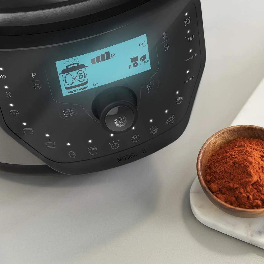 Cecotec Olla Programable GM Modelo H Deluxe. Programable 24 horas, Capacidad 6 litros,Sistema de cocción inteligente, Función báscula,Temperatura ajustable, Presión ajustable