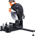 VEVOR Sierra Ingletadora, con Hoja de Sierra de Corte en Frío de Acero Inoxidable de 355 mm, Motor sin Escobillas de 3500 W y 750-1200 RPM, para Tubos Cuadrados y Planos, Aceros en Forma de L