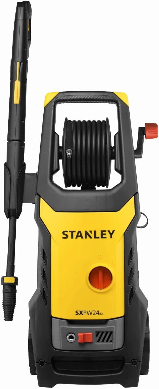 Stanley Hidrolimpiadora SXPW24BX | Alta Presión | para Automóviles Y Superficies Externas | con Limpiadora de Superficies y Cepillo Fijo | Presión máx. 170 Bar | Caudal máx. 500 l/h | Consumo 2400 W