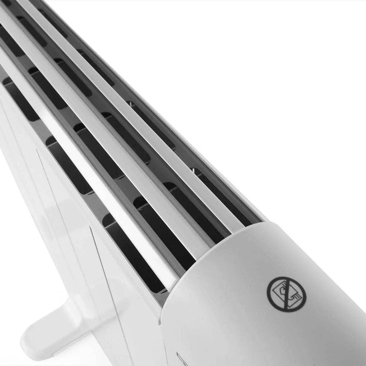Orbegozo RRE 1810, Emisor Térmico Bajo Consumo, 1800 W, 10 Elementos reales, Aluminio, mando a distancia, Funcionamiento Programable, Pantalla Digital LCD, pared o pie, color Blanco