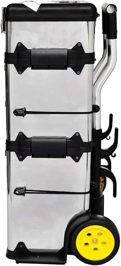 vidaXL Caja de herramientas de 3 partes