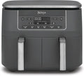 Ninja, Freidora de Aire con Compartimento Doble, 7,6 L, Gris Metalizado