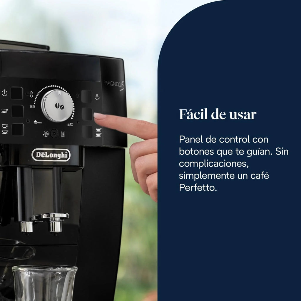 De'Longhi Magnifica S - Cafetera Superautomática 2 Bebidas Negro