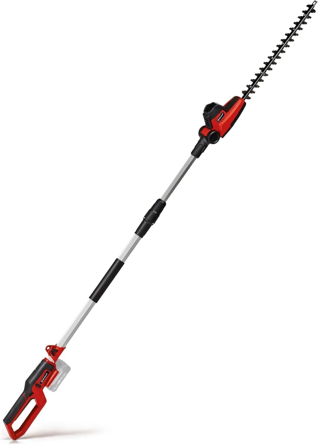 Einhell Cortasetos de Barra con batería GC-HH 18/45 Li T-Solo Power X-Change (Iones de Litio, 18 V, Agarre Principal Giratorio, Cabezal de Motor inclinable en 7 Posiciones, sin batería ni Cargador)