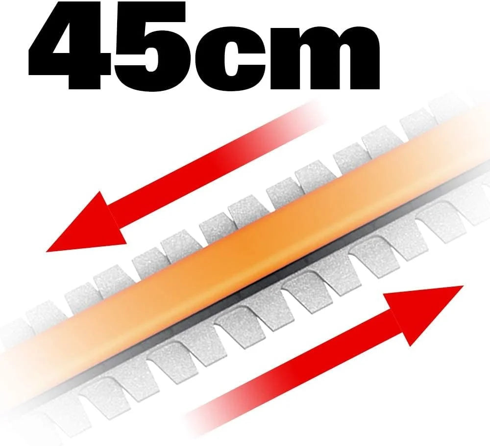 WORX 20V 2 en 1 Combo, Cortasetos telescópico y podadora WG908E, PowerShare, 2.0 Ah, tensado automático de la Cadena, lubricación automática de Aceite y Cargador rápido de 1 Hora.