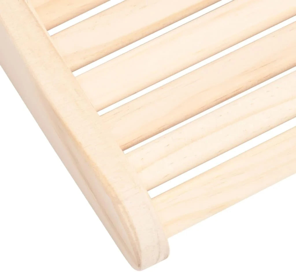 Mangloder - Reposacabezas para sauna de madera maciza de pino, listones anchos de 37 x 33 x 10 cm, para respaldo de baño de vapor y cabina de infrarrojos, accesorios de sauna