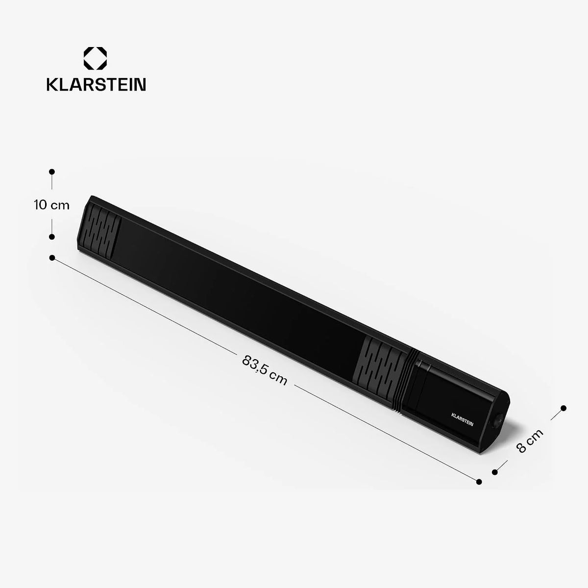 Klarstein Infrared Heater 2000W – Wall Mounted, Outdoor IP65, 9 Levels, WiFi/App, Timer, Silent, Aluminium, Heats 15 m², Outdoor Infrared Stove