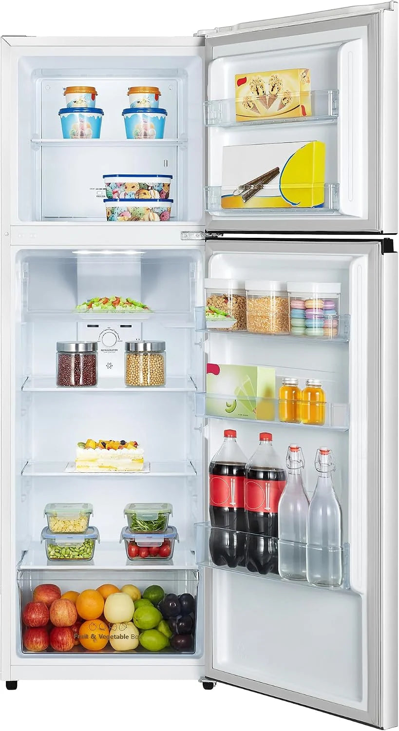 Hisense RT327N4AWE - Frigorífico 2 Puertas Total No Frost, 249L, 168cm, Multi Airflow, Puerta Reversible, Iluminación LED, Cajón de Frutas y Verduras, Blanco