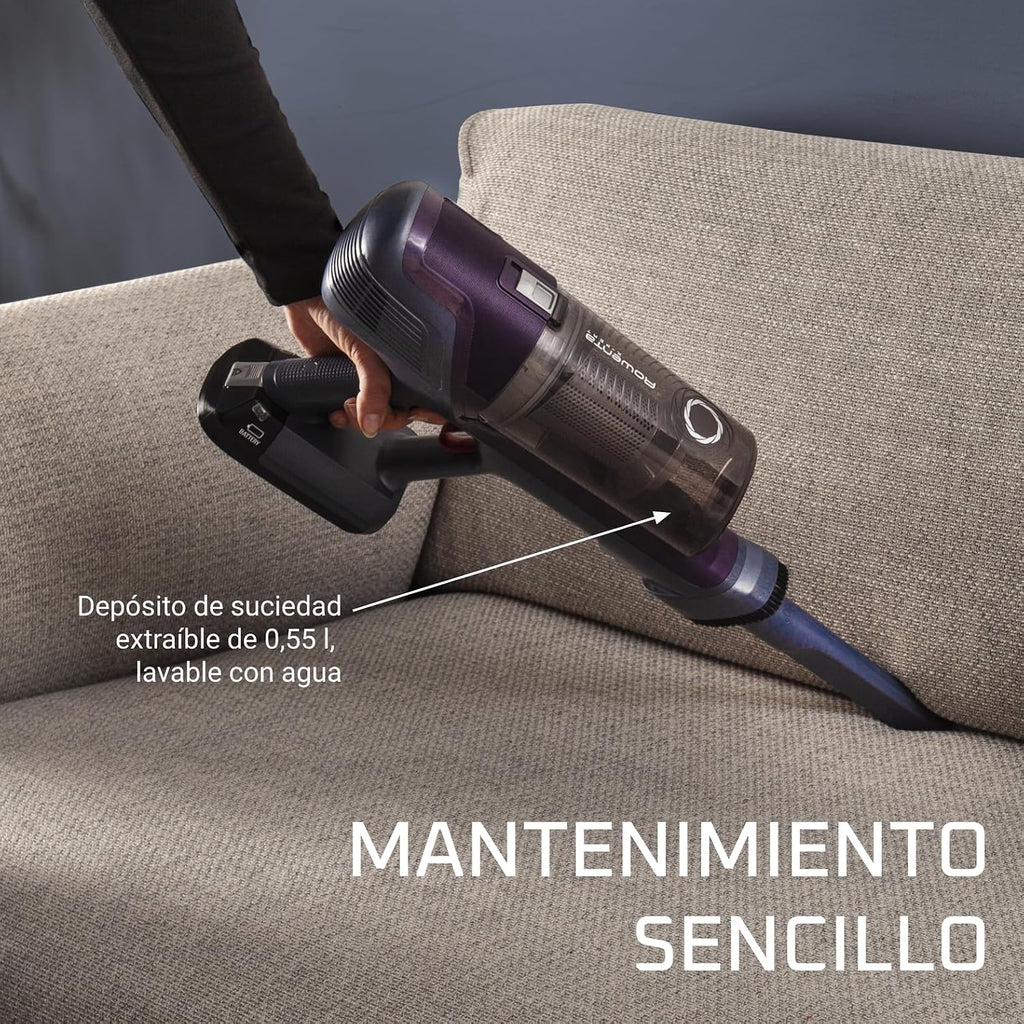 Rowenta X-Pert 6.60, Aspiradora Escoba Sin Cable, Lila