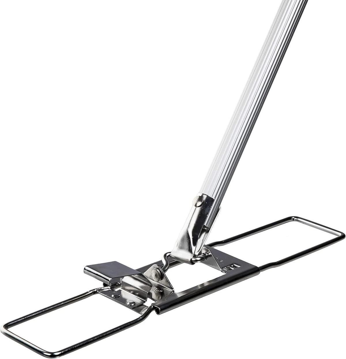 Ha-Ra Set Bodenexpress de 42 cm de acero inoxidable y fibra de suelo Nano Gold Soft I robusto limpiador de suelo para limpieza de suelos y paredes I mopa maniobrable con mango antideslizante y mango