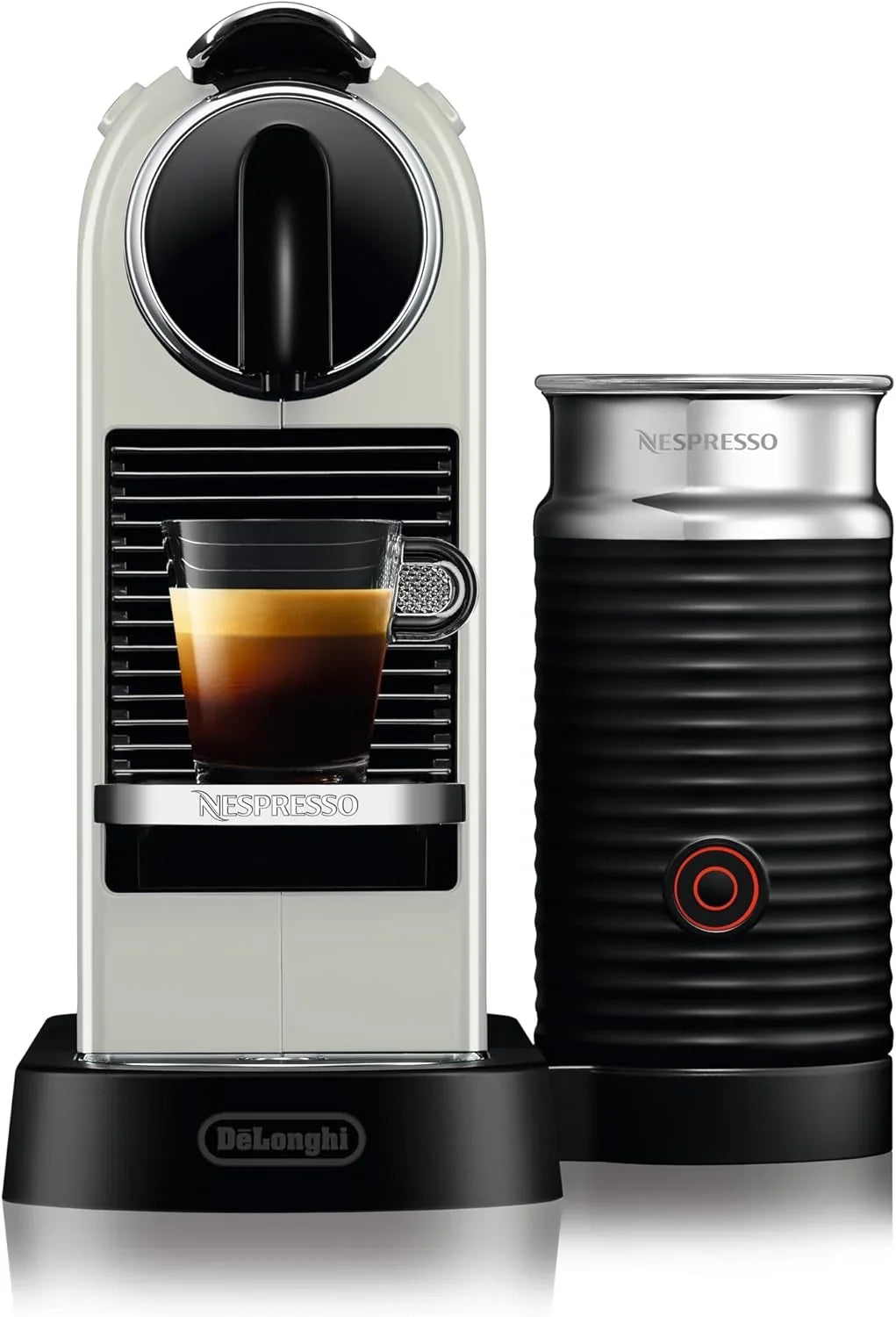 DeLonghi Nespresso Citiz EN267.WAE Cafetera con cápsulas, sistema de extracción especial, 1710 W, 1 L, plástico, Blanco